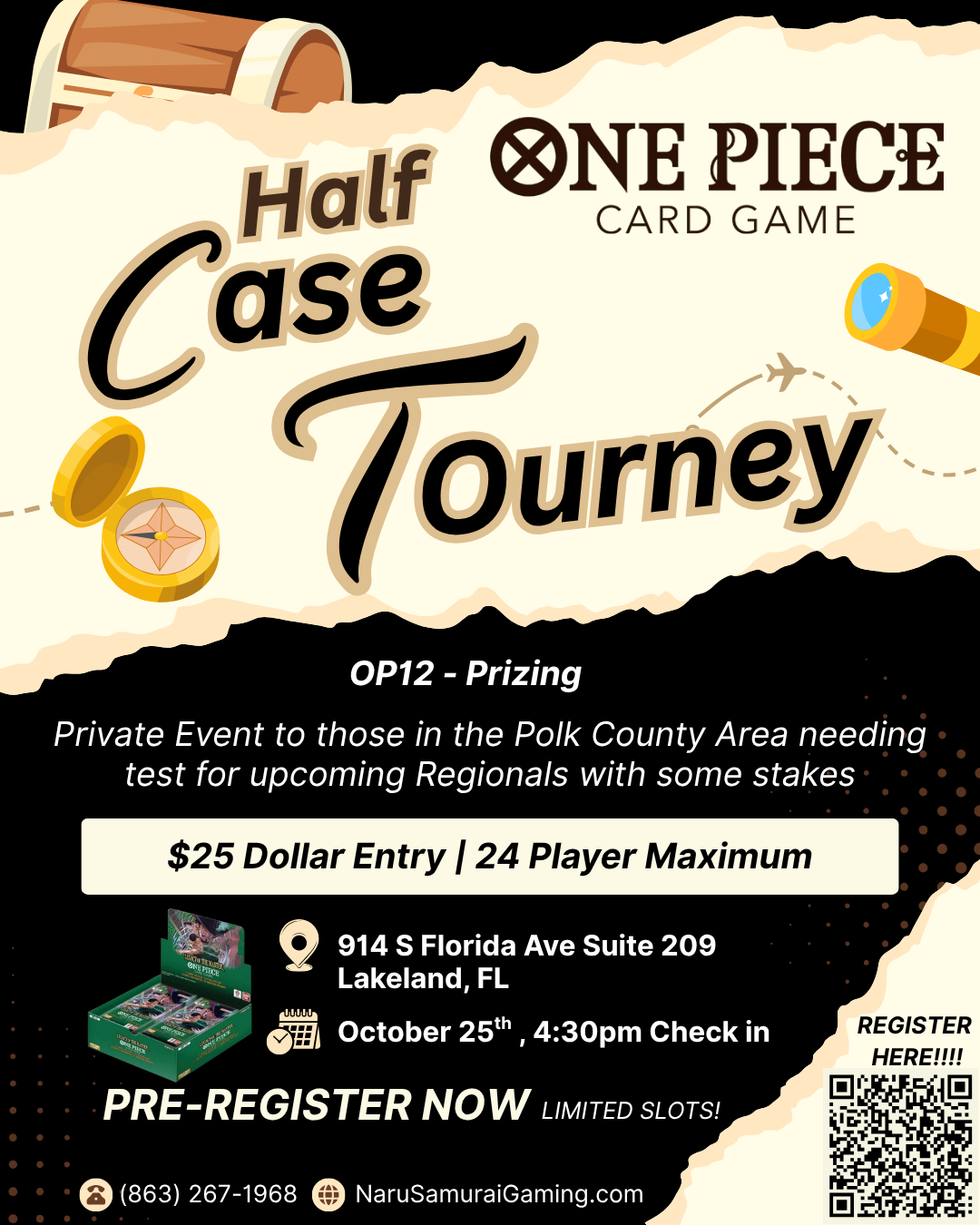 OP12 Half Case In-Store Tournament Entry (Please Complete Form in Description)